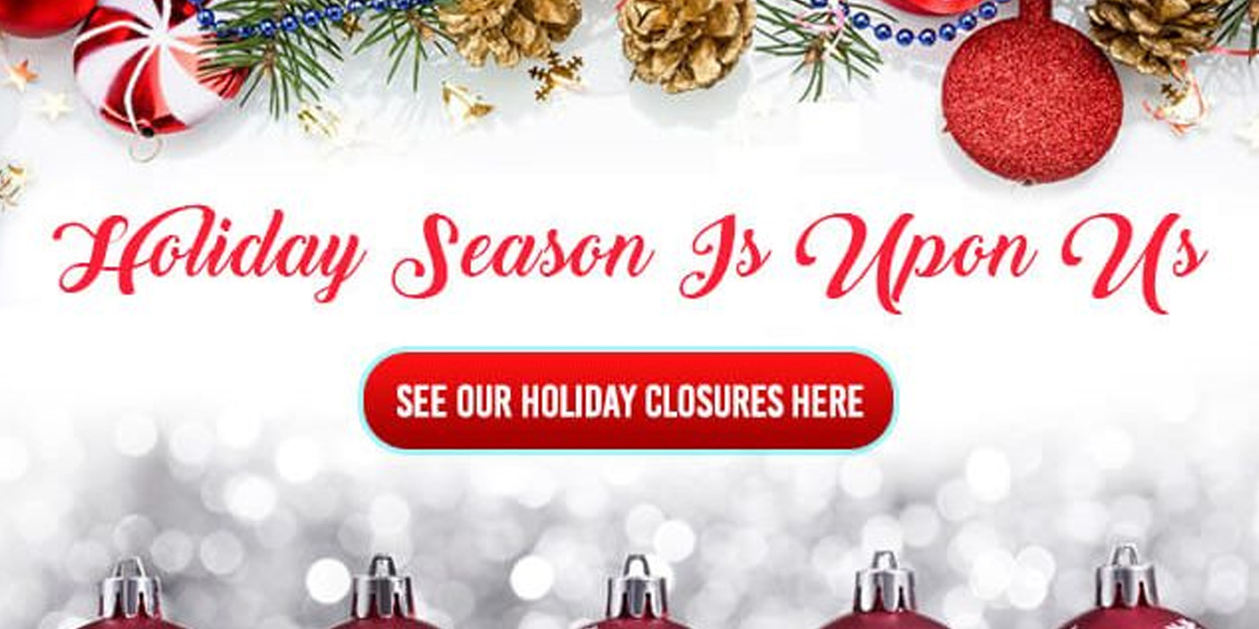 holiday closures