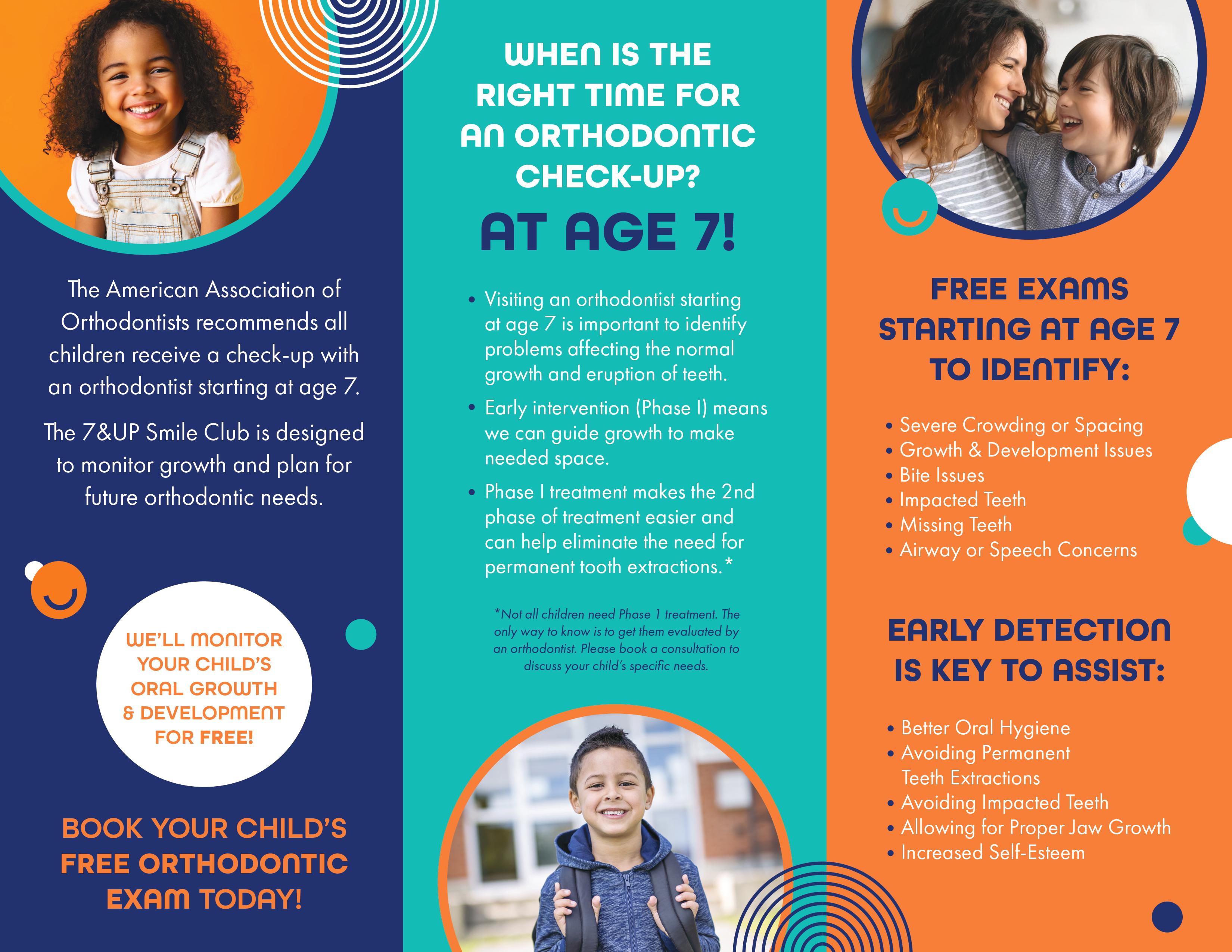 kids club trifold brochure