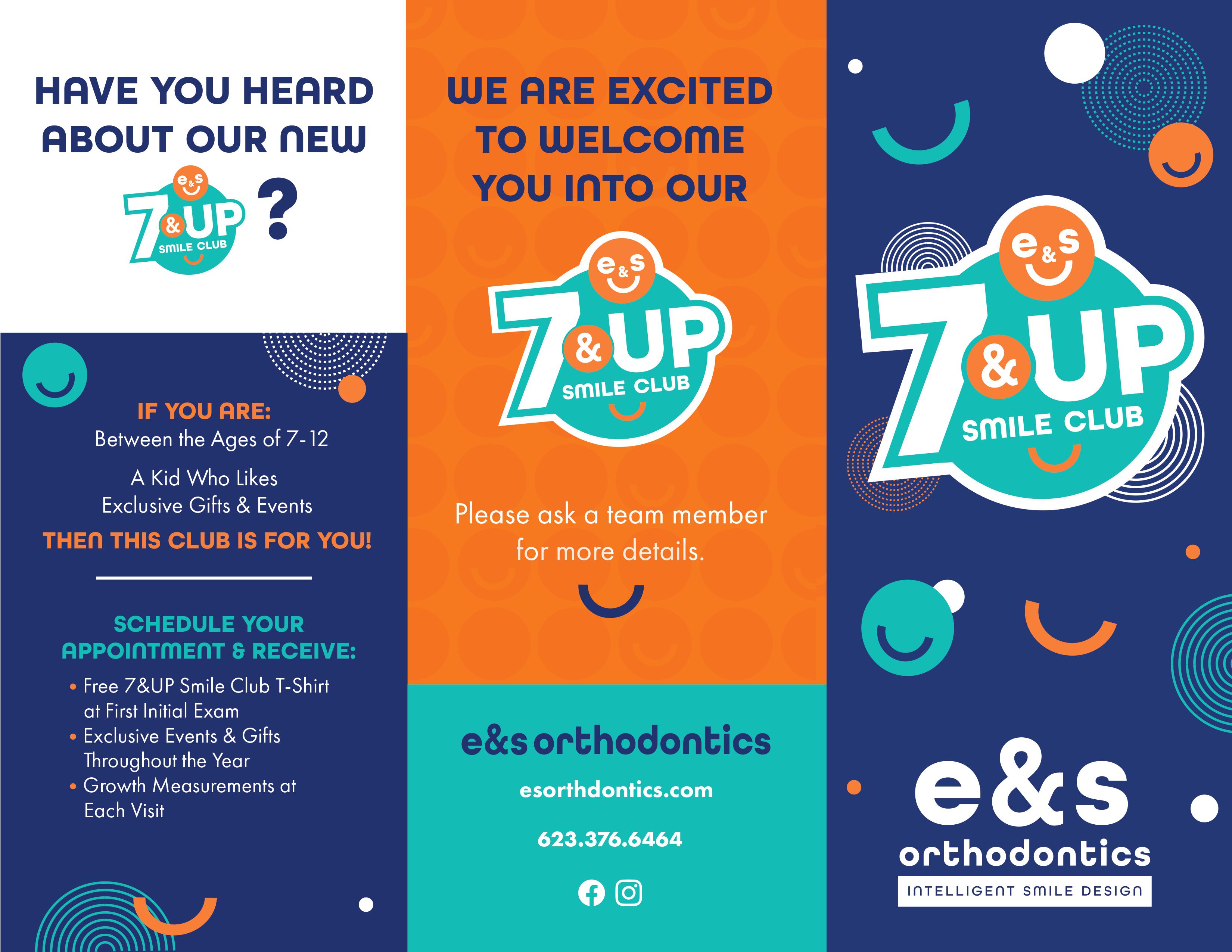 kids club trifold brochure